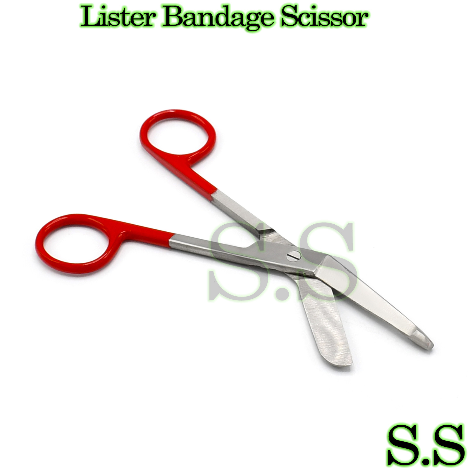 Color Bandage Scissor Paramedic Nurses Uniform Supply (Red Handle)