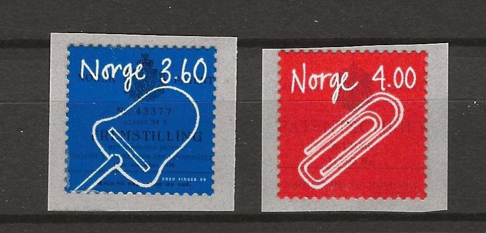 Norway 1999 NK 1348-49 Inventions MNH