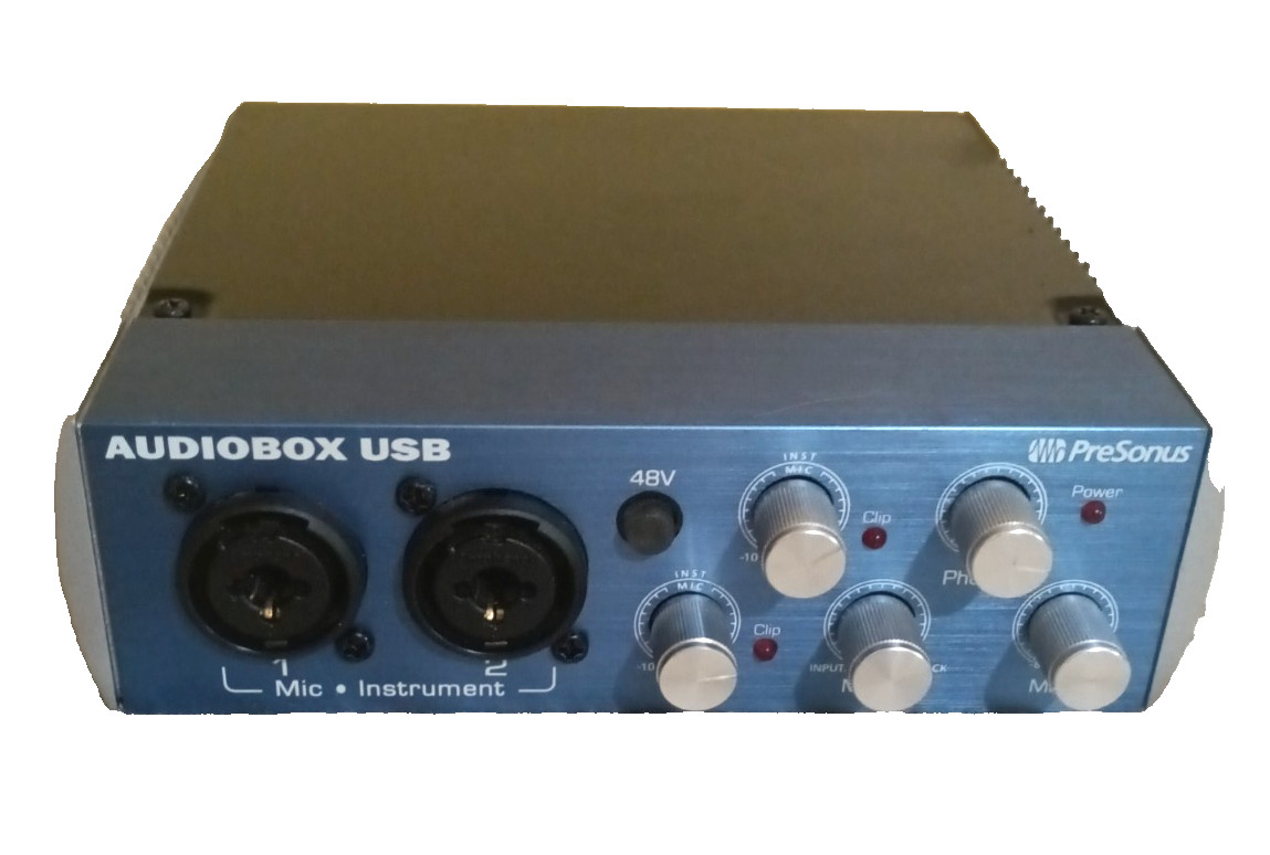 PreSonus AudioBox Two Chanel USB Audio Interface 2 Chanel Analog to Digital