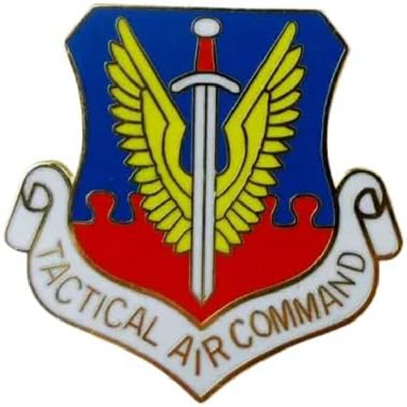 US AIR FORCE USAF TACTICAL AIR COMMAND DRESS LAPEL HAT PIN BADGE INSIGNIA