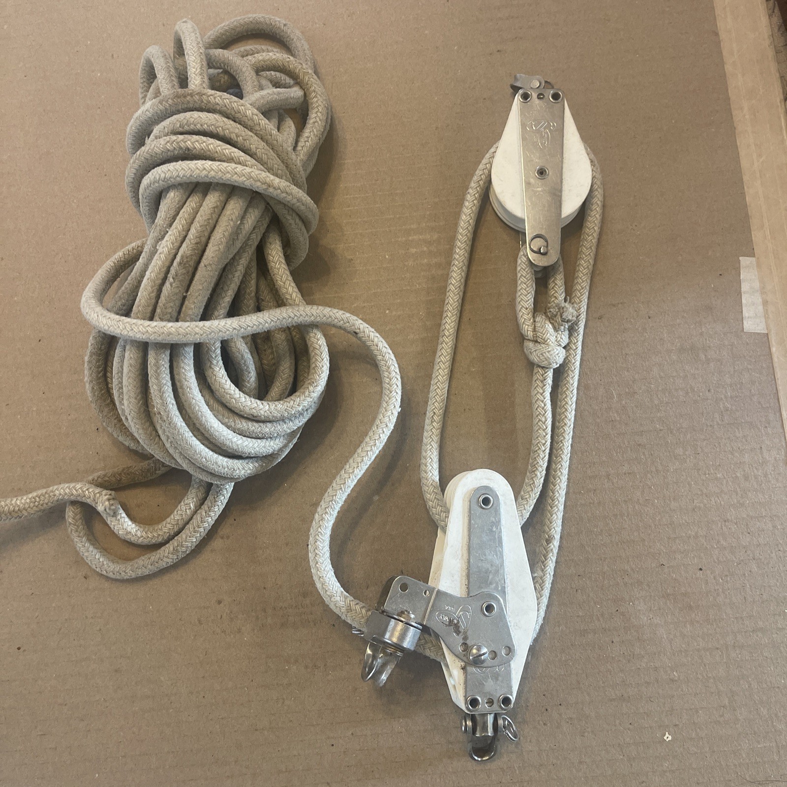 Main Sail Block Off Catalina 22