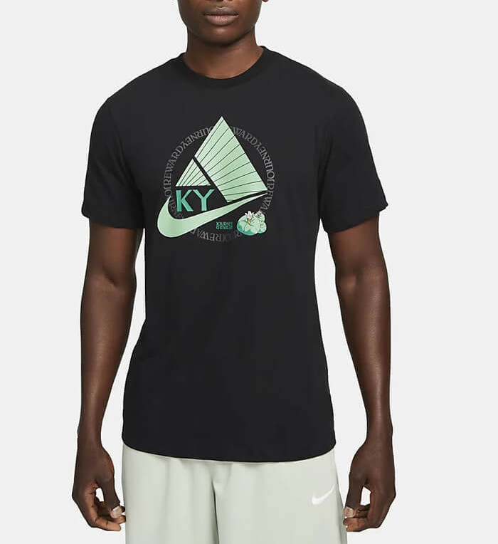 Nike Kyrie Basketball Dri-Fit Men Black T-shirt DR7649-010 3XL XXXL
