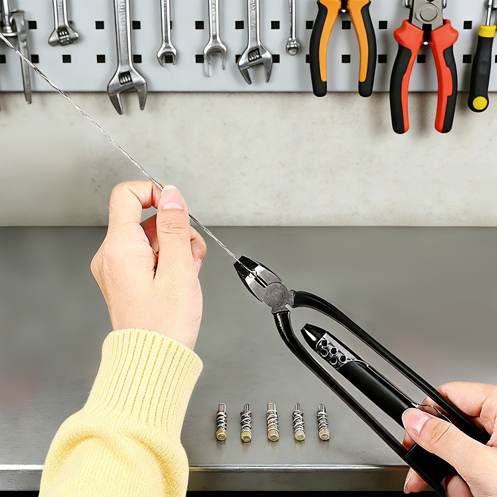 Safety Wire Plier Lock Wire Twisting Tool Winding For Aircraft & Auto Industry