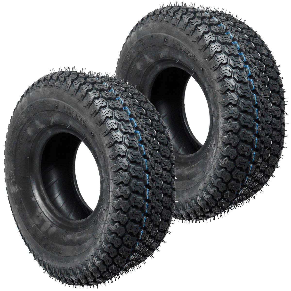 (2) Genuine OEM Kenda 606-4TF-I Super Turf Tire 15X6.00-6 4PR TL K500 4PLY