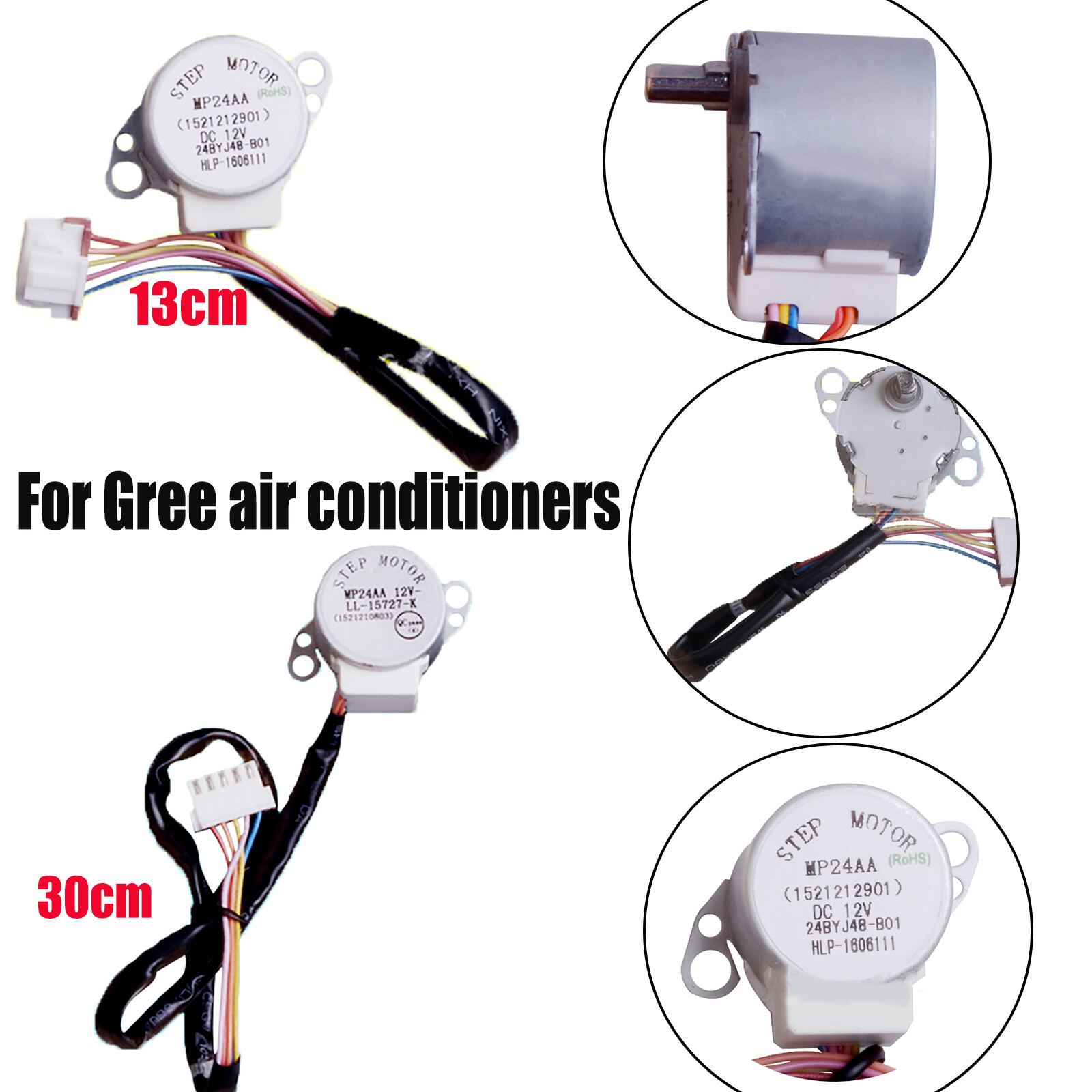 MP24AA Wind Step Motor Replacement for Gree Air Conditioner Stepping Motor Parts