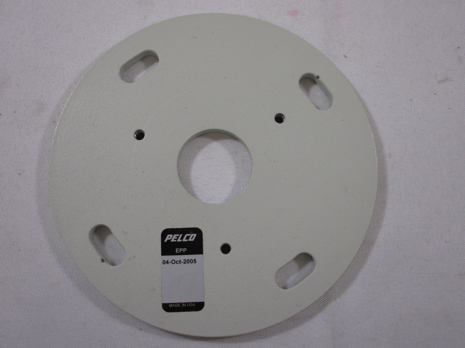 *NEW* PELCO EPP PEDESTAL ADAPTOR 6" BACK PLATE