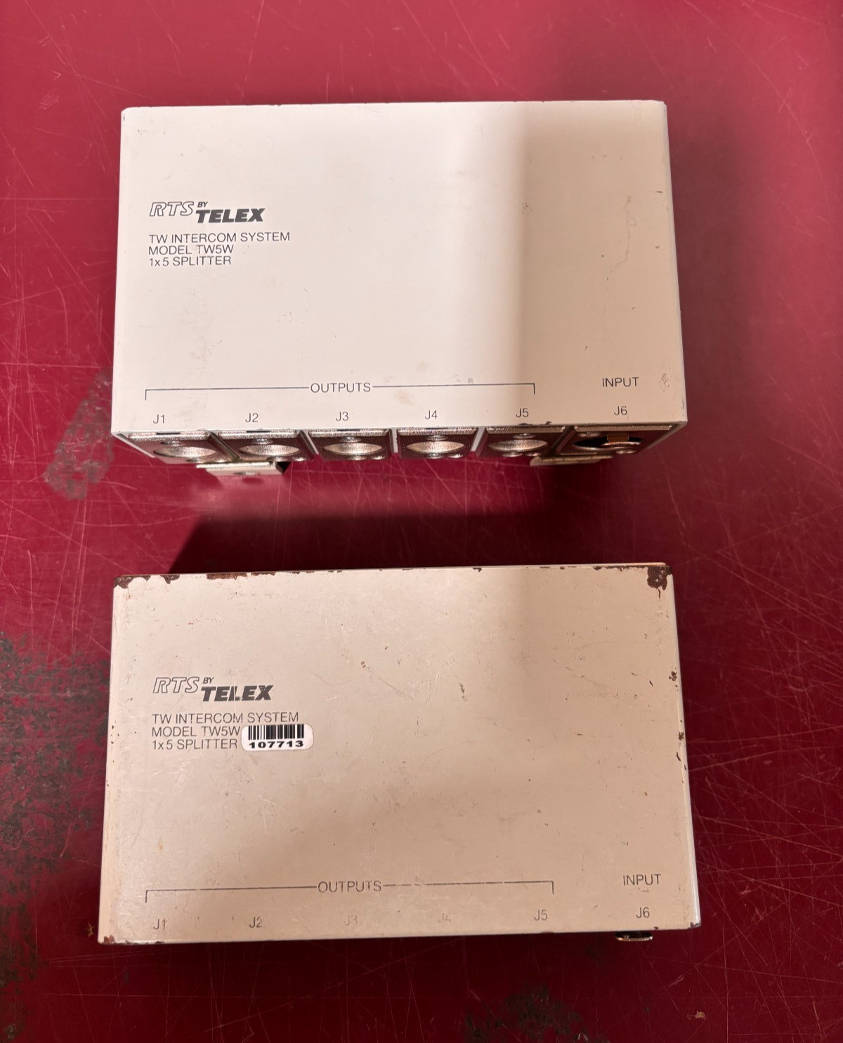 Telex RTS TW5W 2 way intercom system 1x5 Splitter(c)