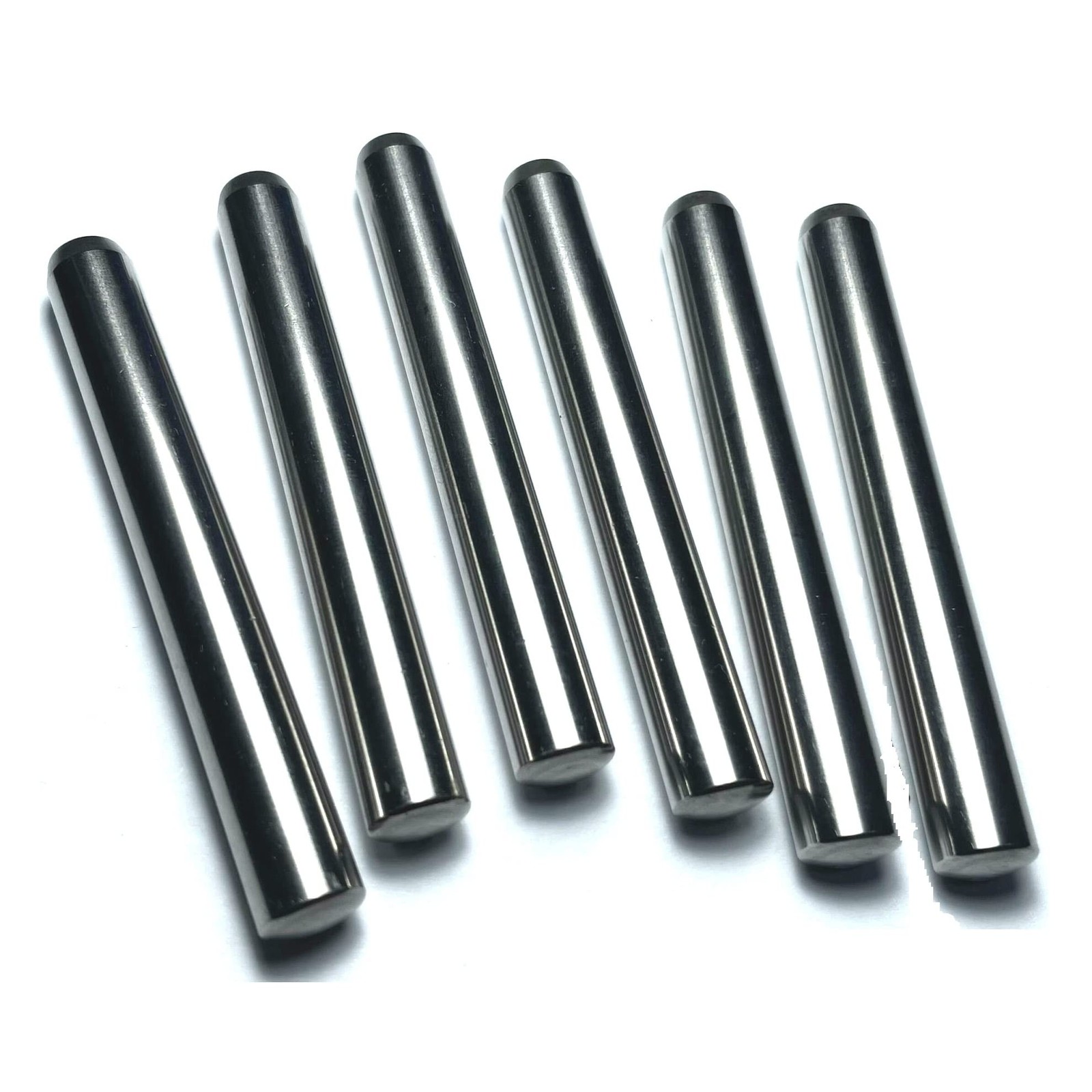 ZDingTech 6pcs 3/8 x 3 inch Dowel Pins Shelf Pegs Inch x 3 Inch, Silver