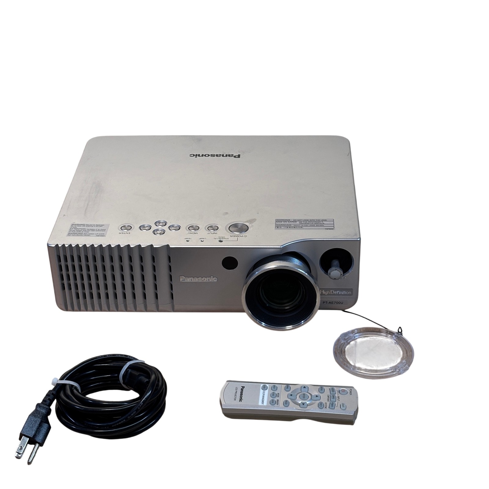 Panasonic PT-AE700U Silver Legacy 720p High-Definition Cinema LCD Projector 0686