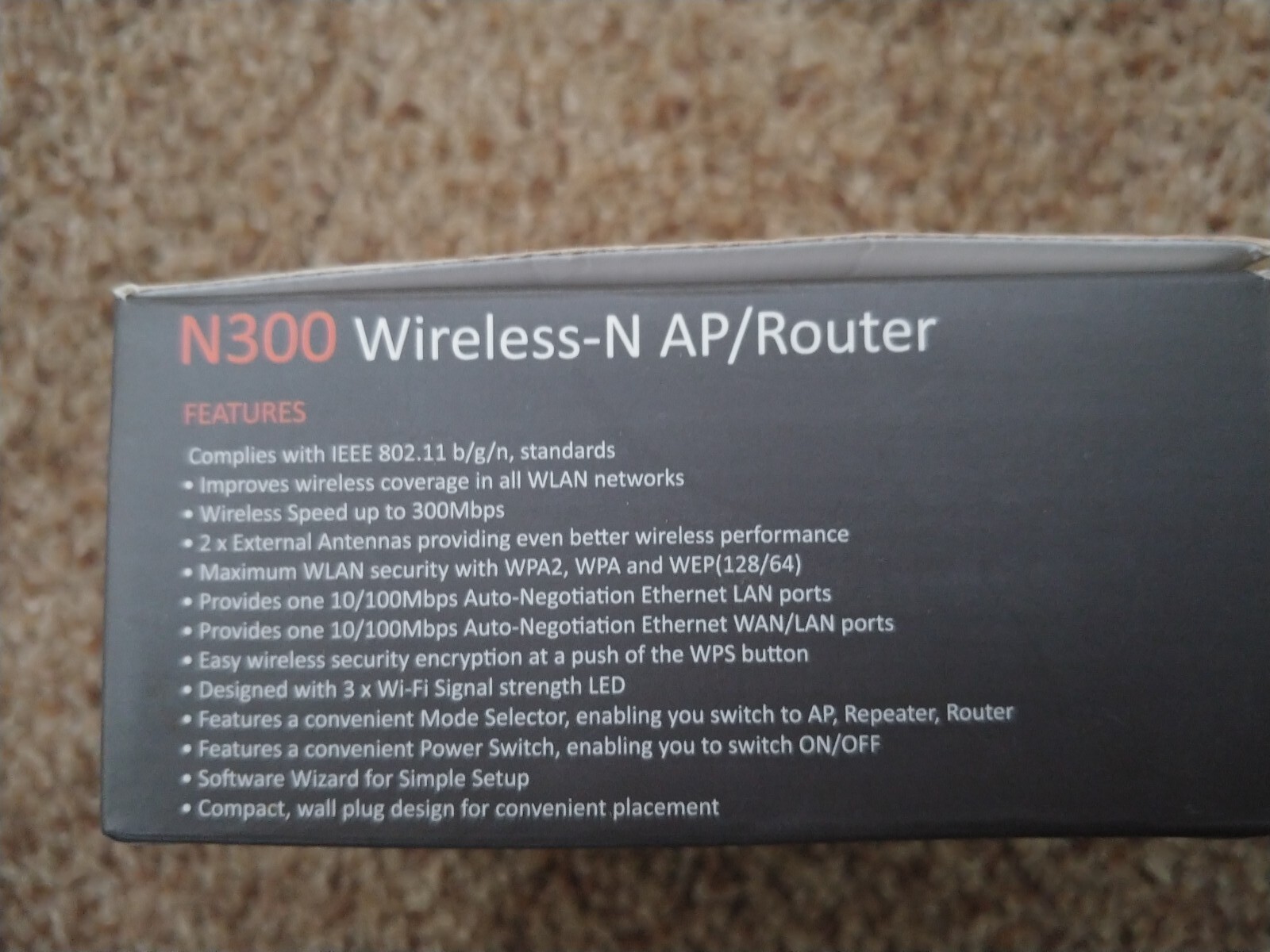 OptiCover N300 Wireless -N AP/Router