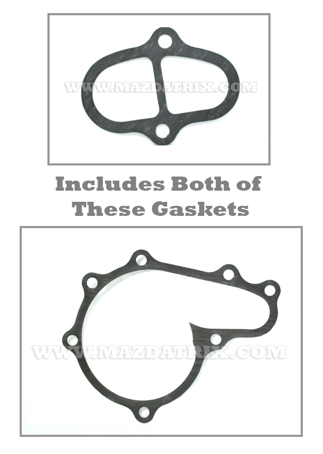 Mazda RX7 74-85 Water Pump GASKET KIT 12A or 13B - FREE SHIPPING