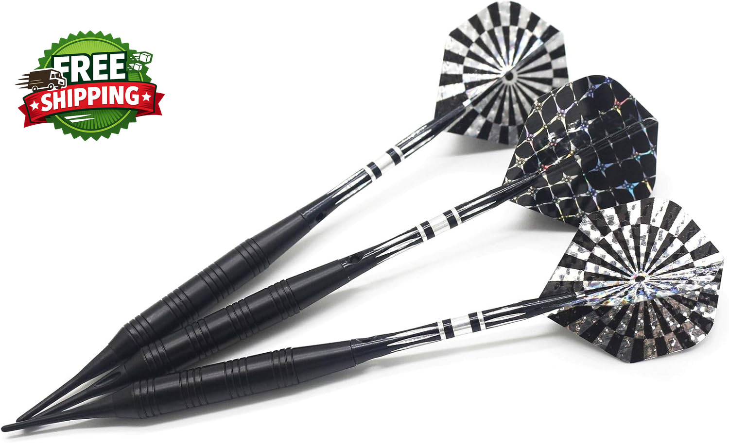 Soft Tip Darts Set for Electronic Dart Board 22G Plastic Tip Darts Set
