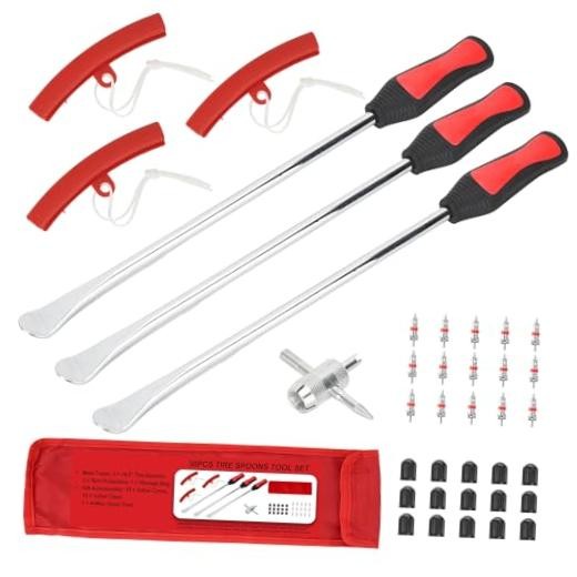 38 PCS Tire Spoons Tool Set, Premium Tire Irons Tire Changing Kit with 14.5"