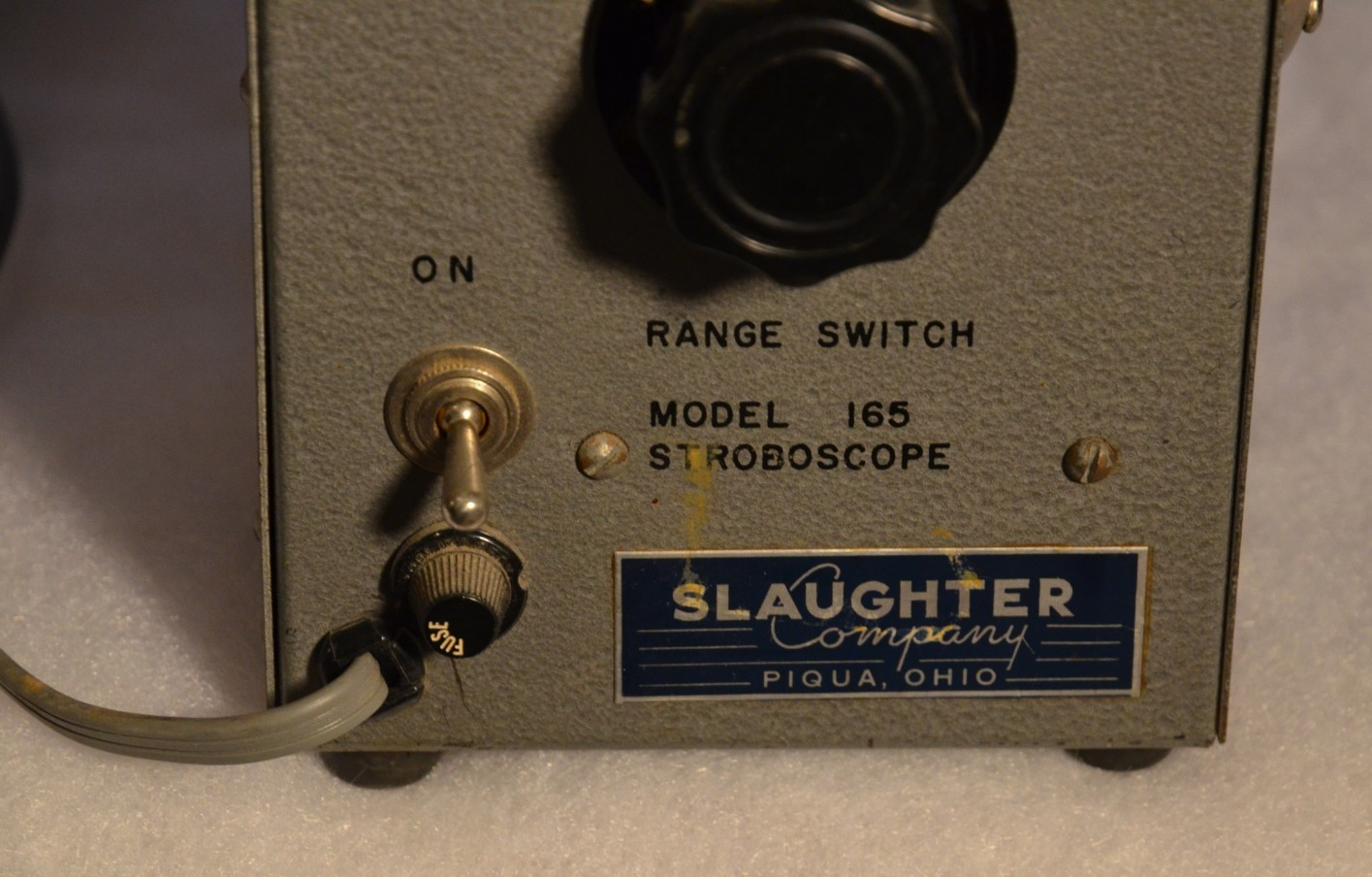Vintage Stroboscope Strobe Slaughter Company Model 165