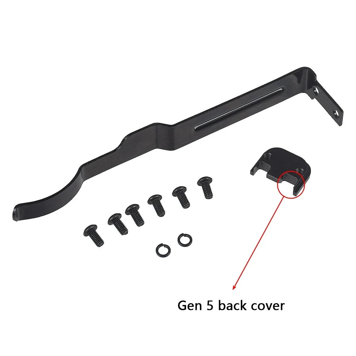 Quick Draw Belt Clip for Glock 17/19/22/24/25-28/31-36/45(Gen5) Brand New-