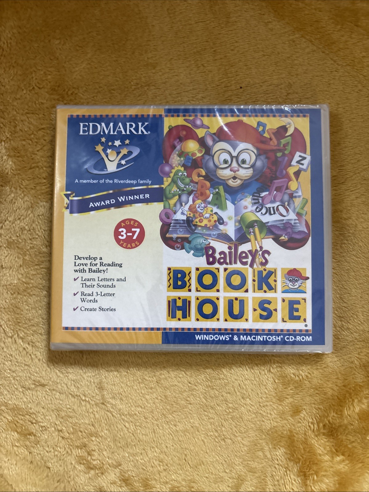Bailey's Book House Ages 3-7 Develop Love for Reading PC Windows Sealed New