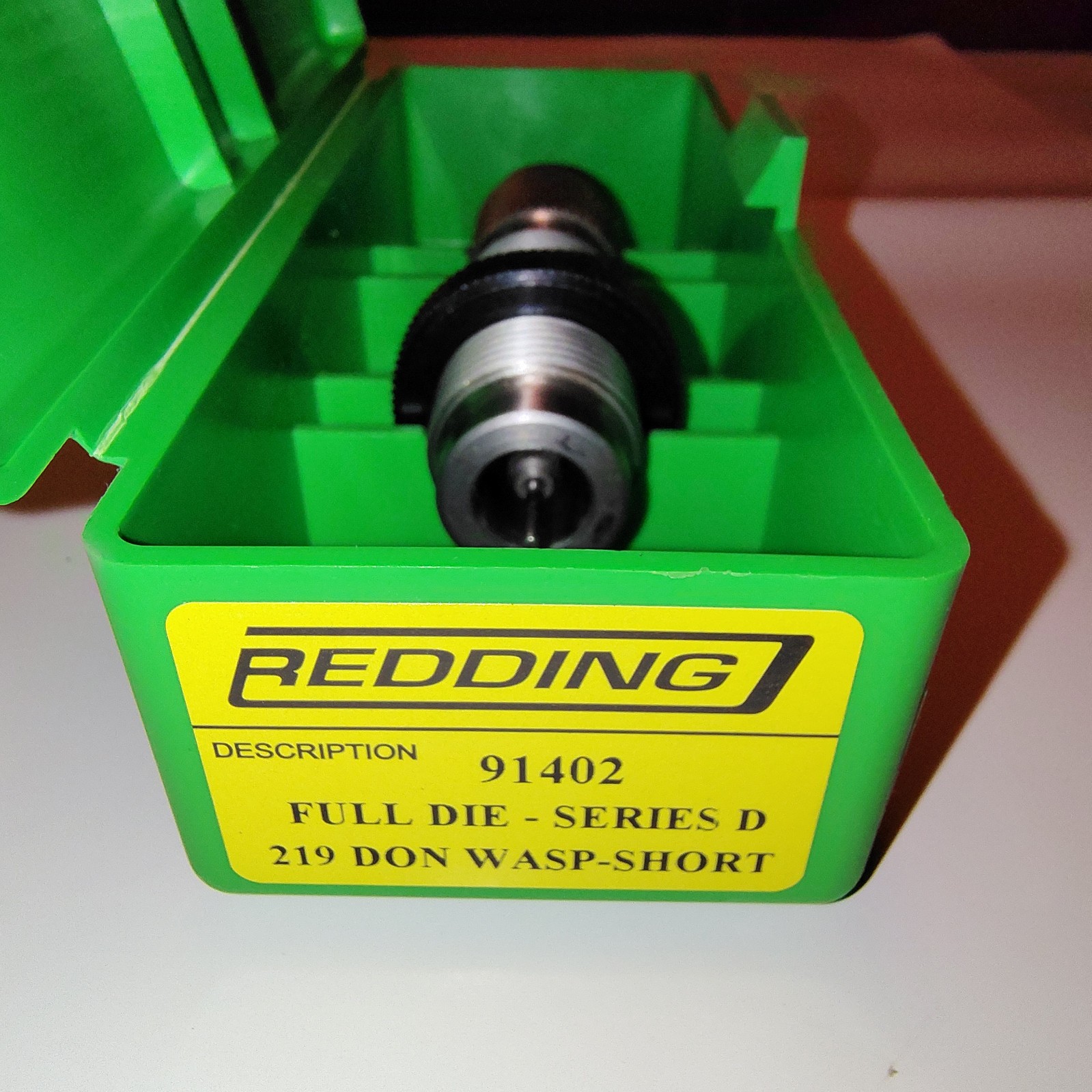 Redding Reloading Full Die - Series D - 91402 - 219 DON WASP-SHORT