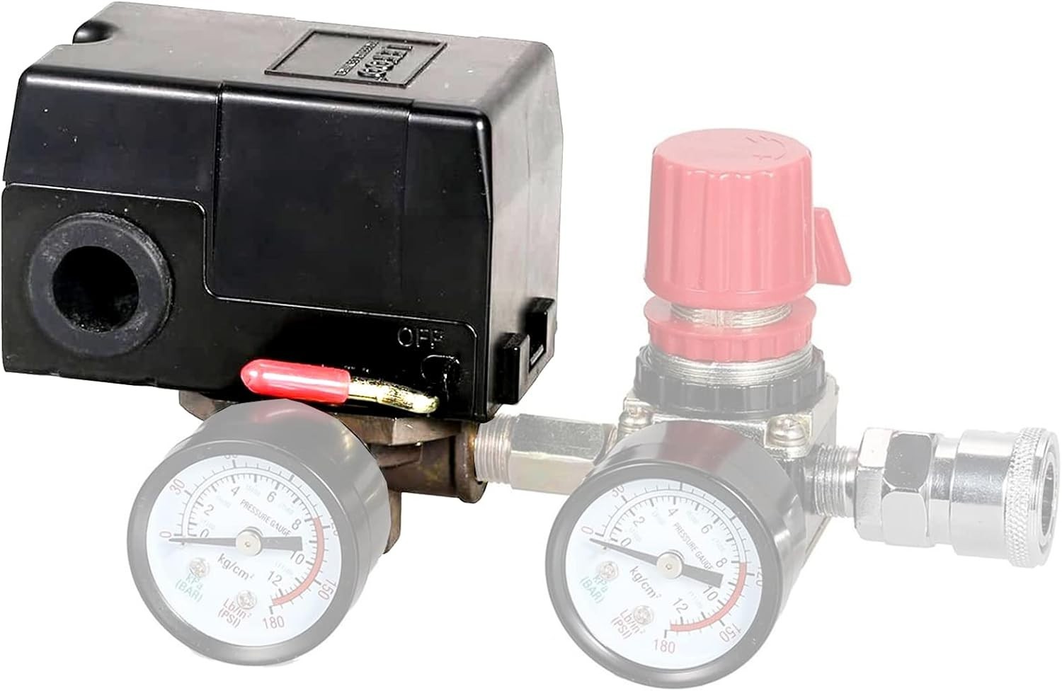 Heavy Duty Air Compressor Pressure Switch W/Unloader Replacement 90-120psi