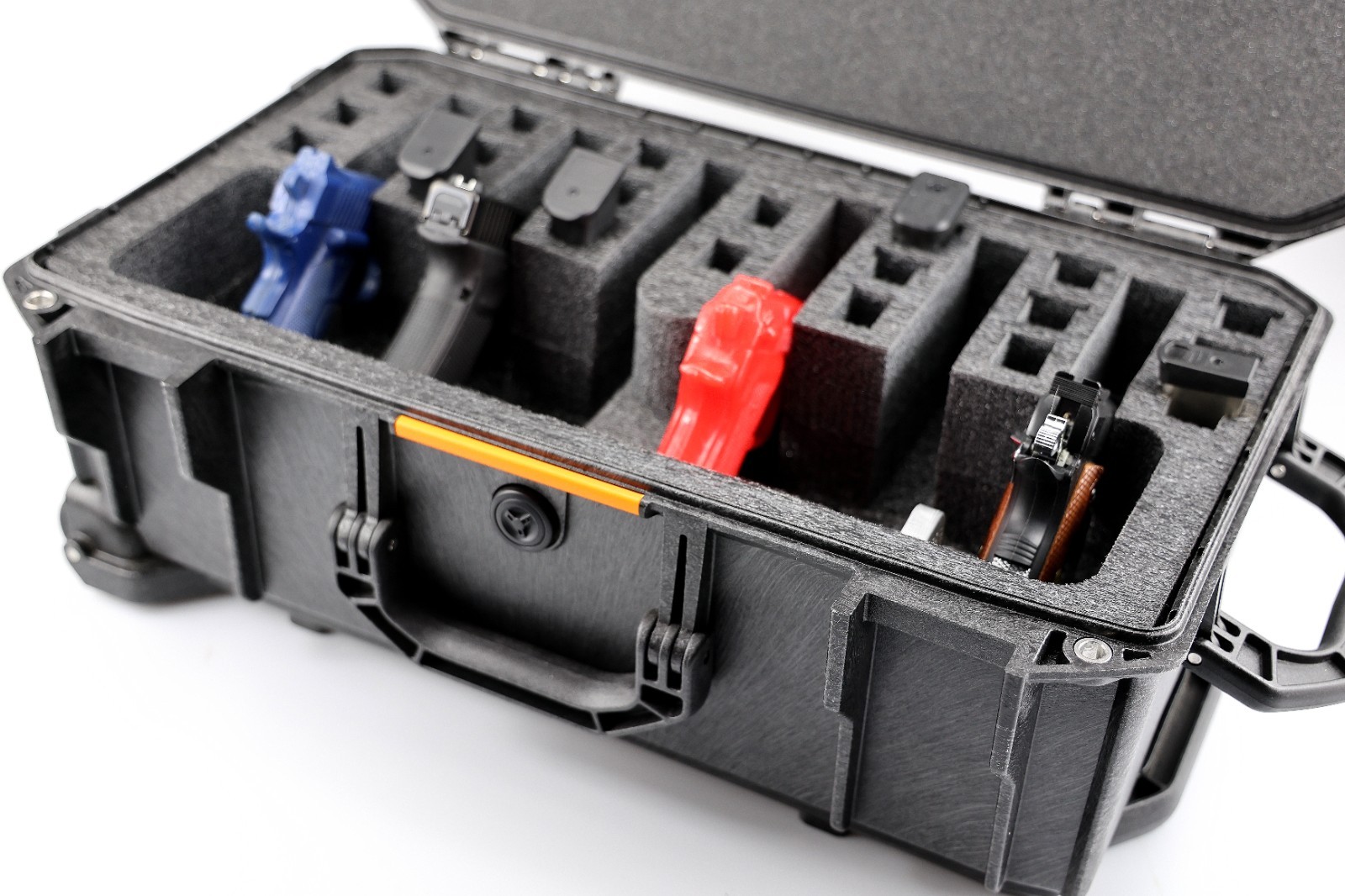 Convertible 6 pistol gun Quick Draw Range foam fits your Pelican Vault V525 case