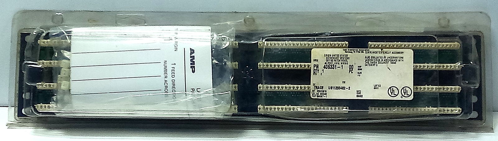 AMP 406331-1 48 Port CAT 5e RJ-45 Patch Panel