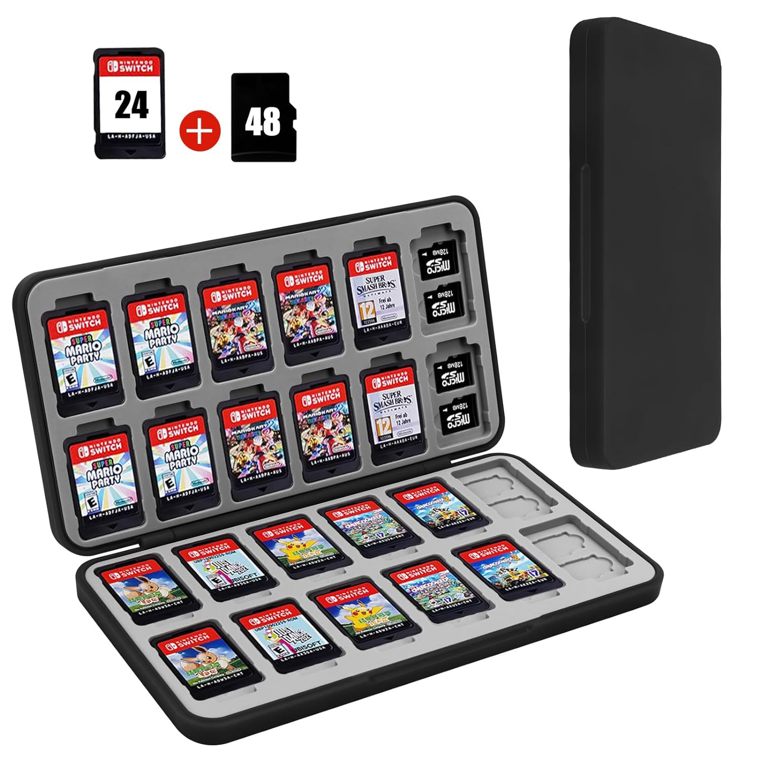Game Card Case for Nintendo Switch Games Hard Shell Slim Card Storage Holder Box