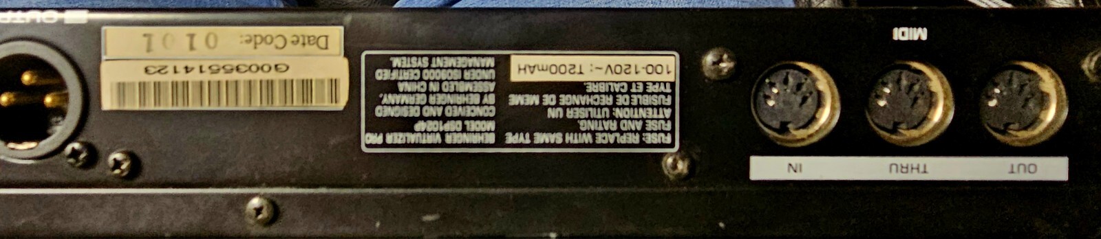 Behringer Virtualizer Pro DSP1024P For Parts Or Repair