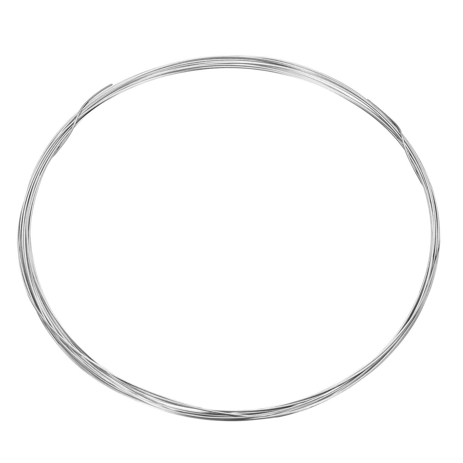 Titanium Wire TA1 13 Feet/4m 20 Gauge 0.8mm Silver | GR1 Pure Titanium Wires