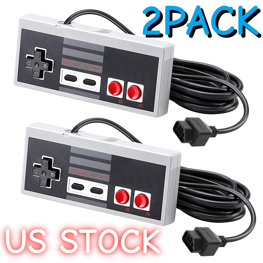 REPLACEMENT Controller For NES-004 Original Nintendo NES Vintage Console Wired