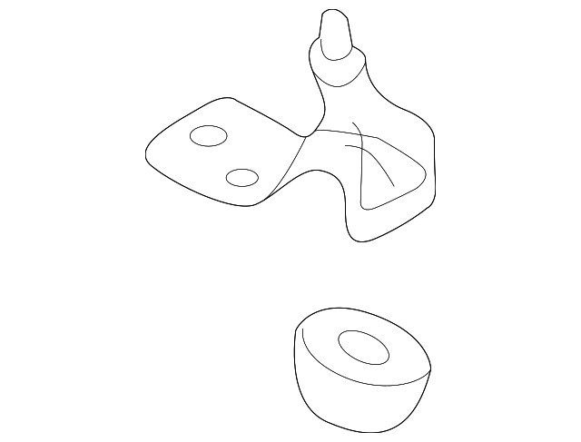 Genuine Mazda Radiator Mount Bracket ZL01-15-240A