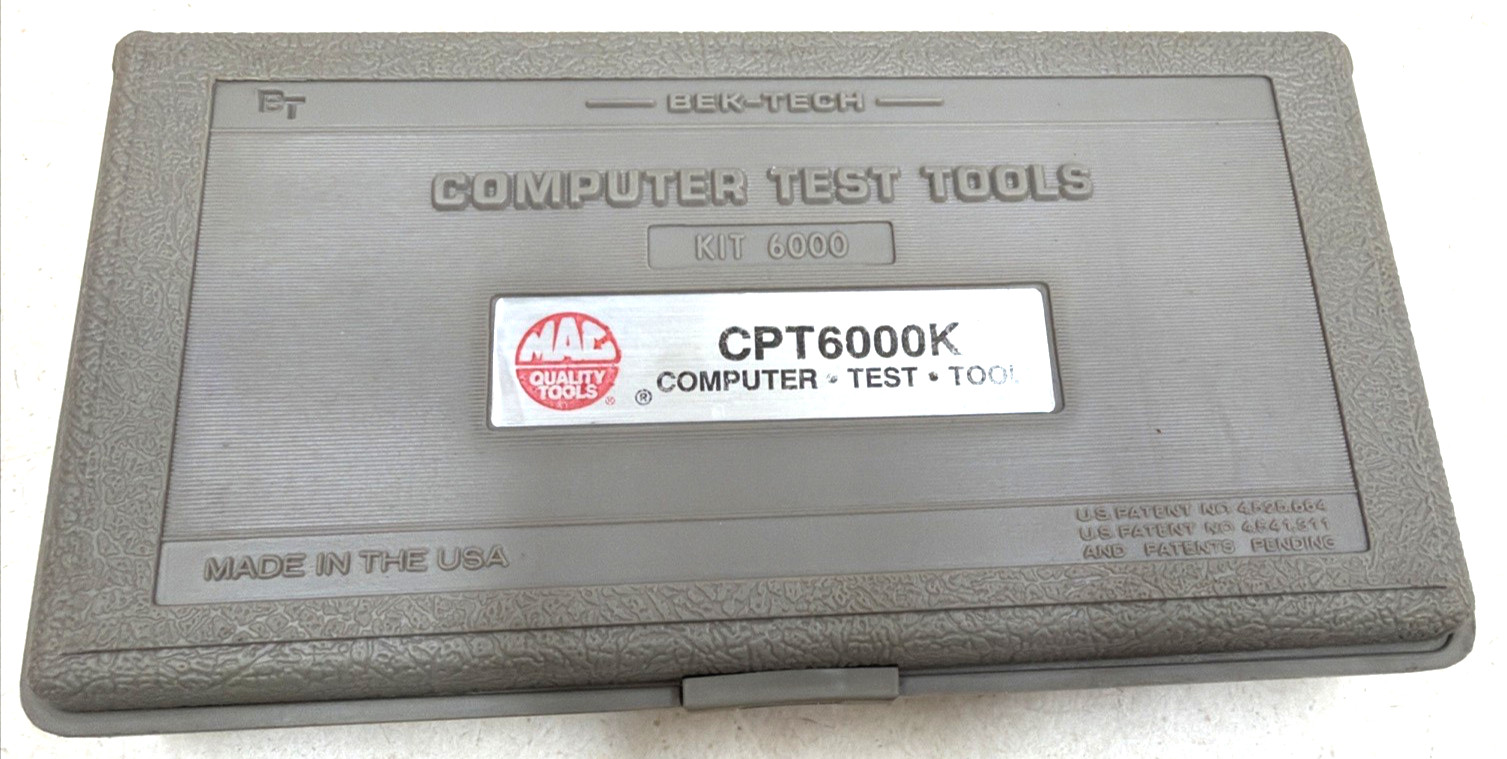 BEK-TECH MAC CPT 6000K AUTOMOTIVE COMPUTER CIRCUIT TESTING KIT