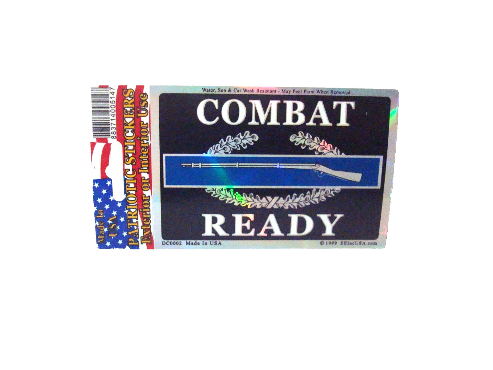 ARMY COMBAT READY   STICKER DECAL 4 inches