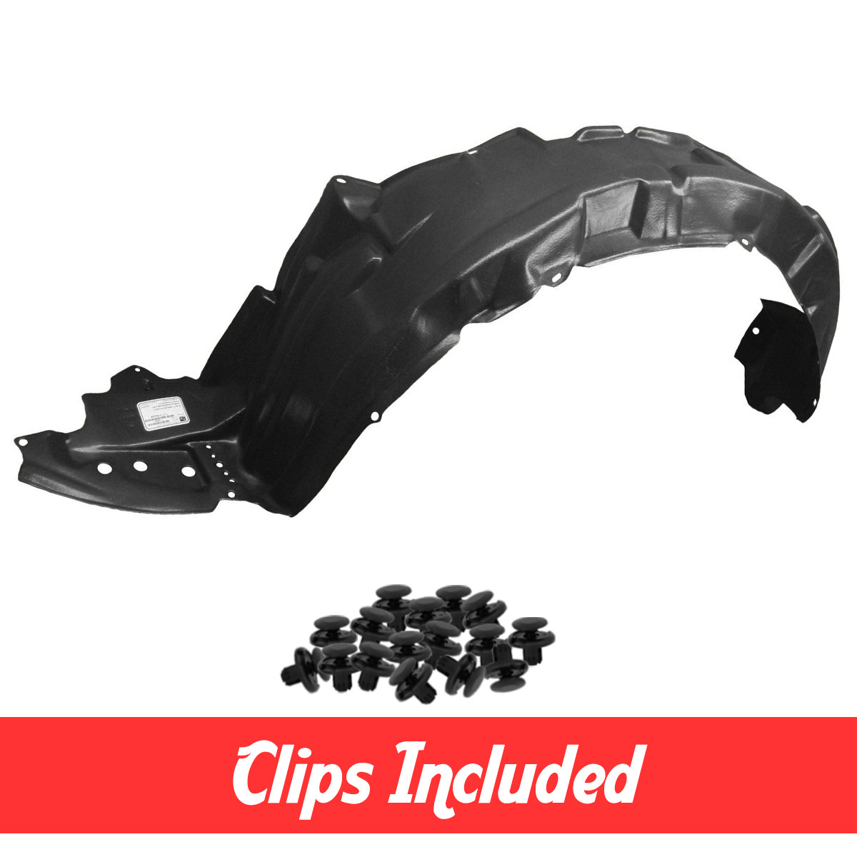 Front Driver Side Fender Liner w/ Clips For 2011-2015 Scion xB SC1248109