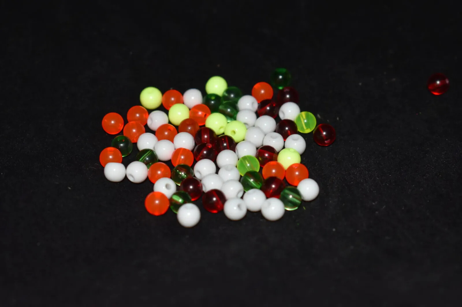 fishing rig beads 24 to 1000 pcs size 6 mm pompano