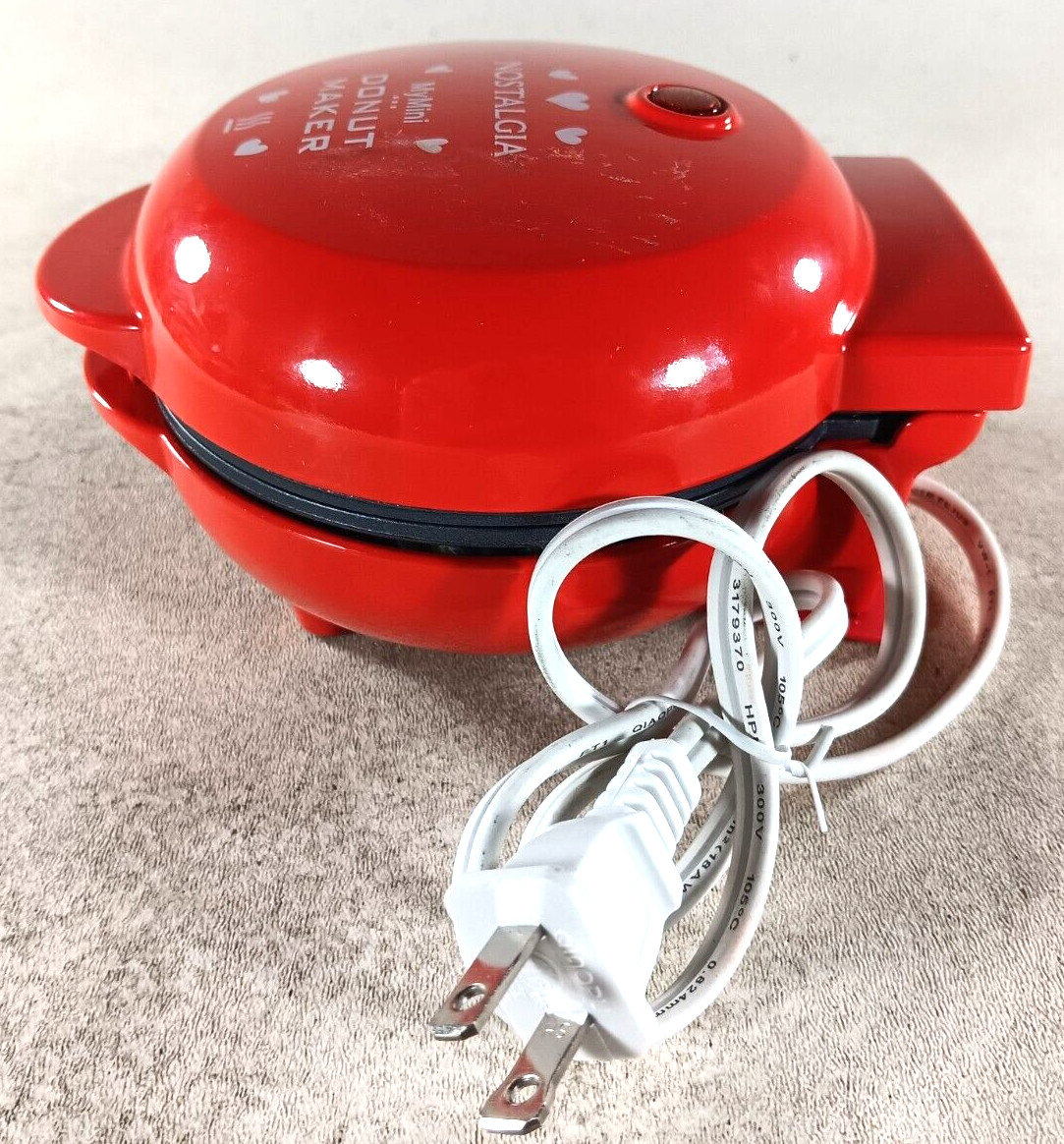 Nostalgia MyMini Orbital Donut Maker Red