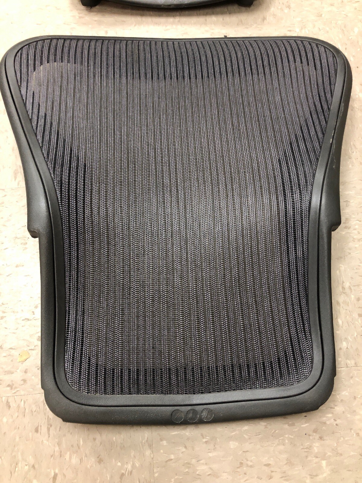 Used Herman Miller Aeron Seat Back SIZE B with Purple Mesh AERON PARTS