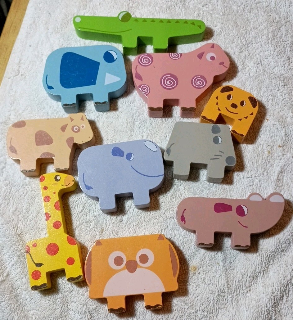 Wooden Animal Stacking/Balancing Game - Kids/Toddler -Toy/Puzzle - Educational