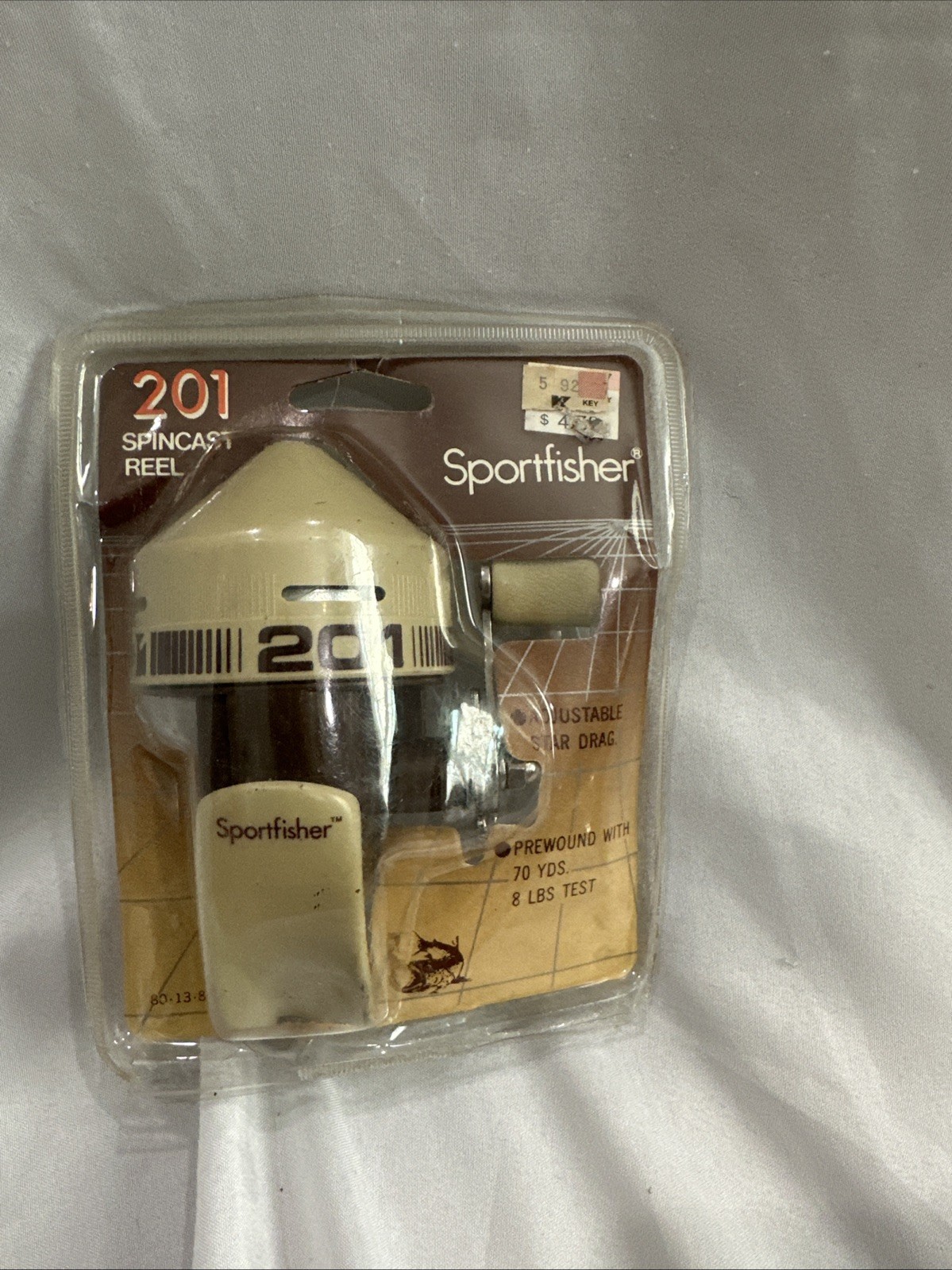 Rare Vintage Original Sportfisher 201 spincaster spincasting fishing reel