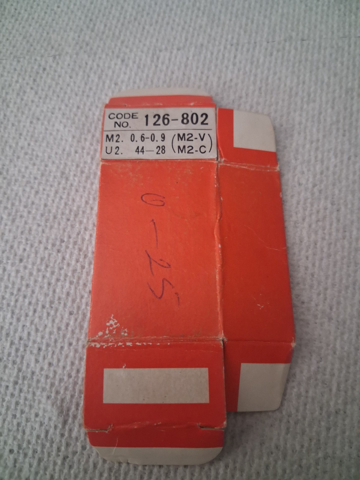 TESA 0-1 THREAD MICROMETER, 7 Anvils Wooden box