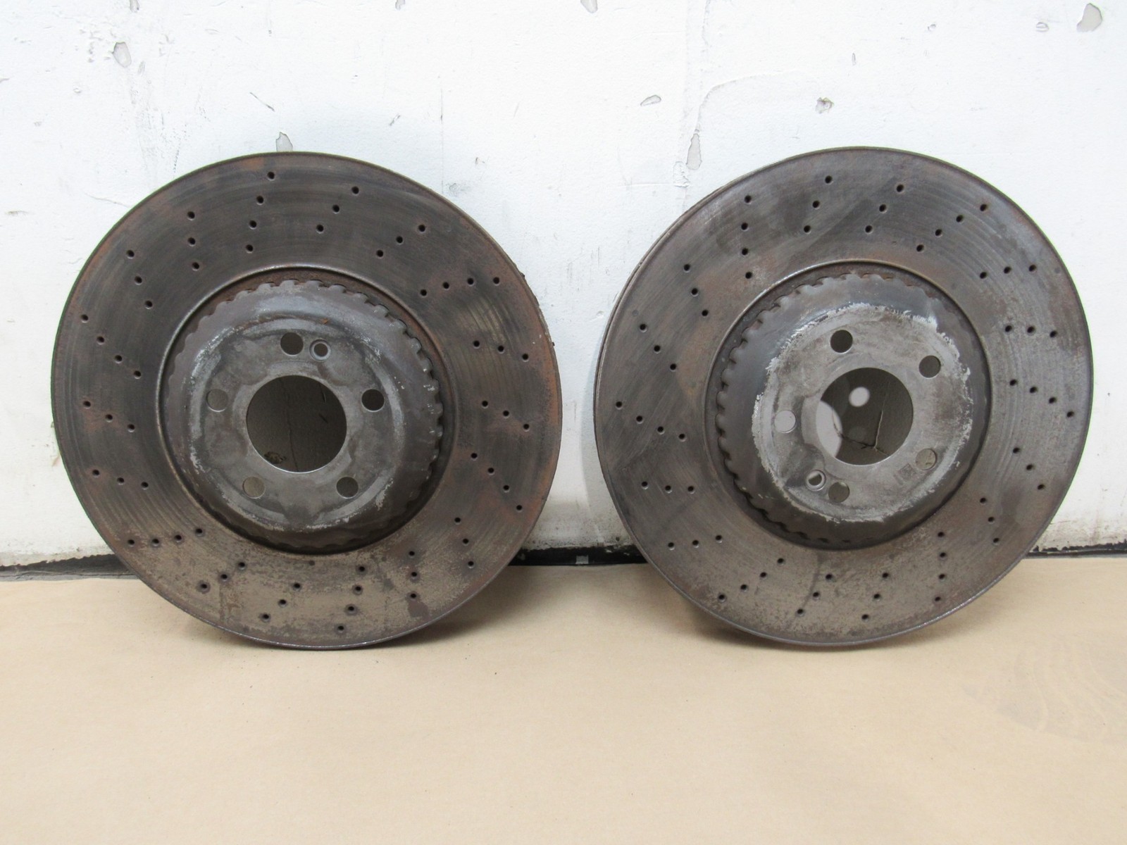 Mercedes S560 2020 W222 AWD Front Left Right Brake Disk Rotor Set Pair 18-20 *#5