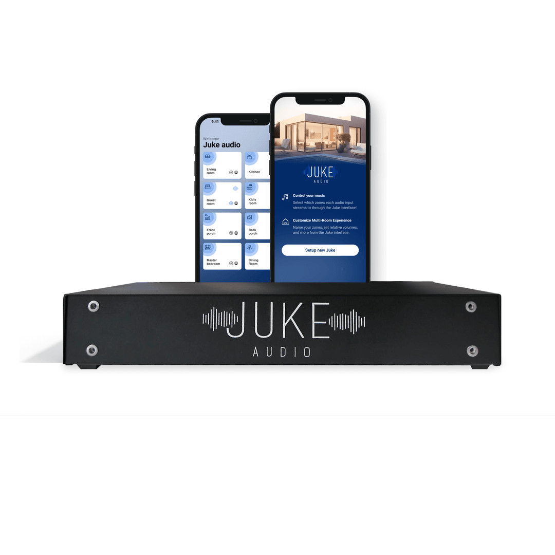 Juke Audio Juke-6 Audio Amplifier 6 Zone Wireless Audio System Bluetoooth