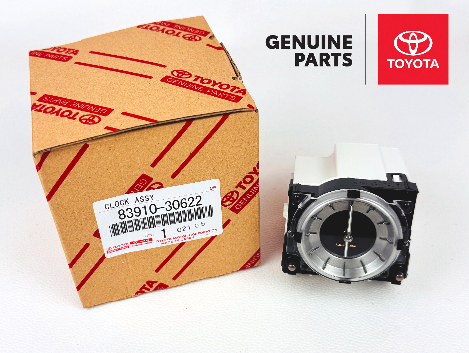 83910-30622 Lexus Genuine GS350 GS450h 2013 OEM Dash Clock Analog Luxury
