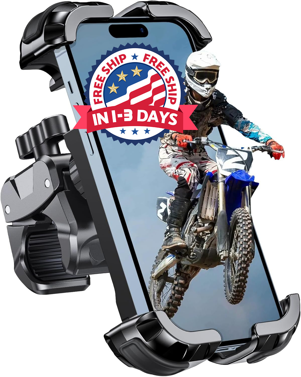 Soporte Para Celular Para Moto Y De Bicicleta Motocicleta Super Seguro Universal