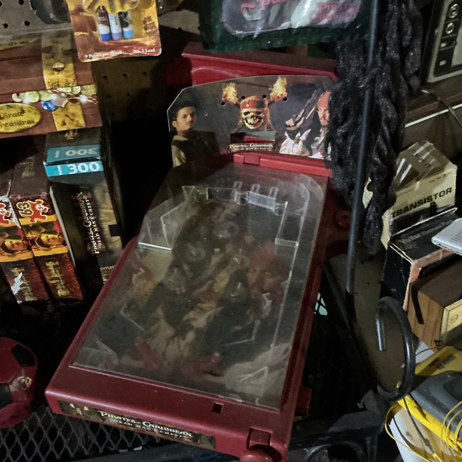 Zizzle Pirates of the Caribbean Collectible Pinball Machine, 2006 Original