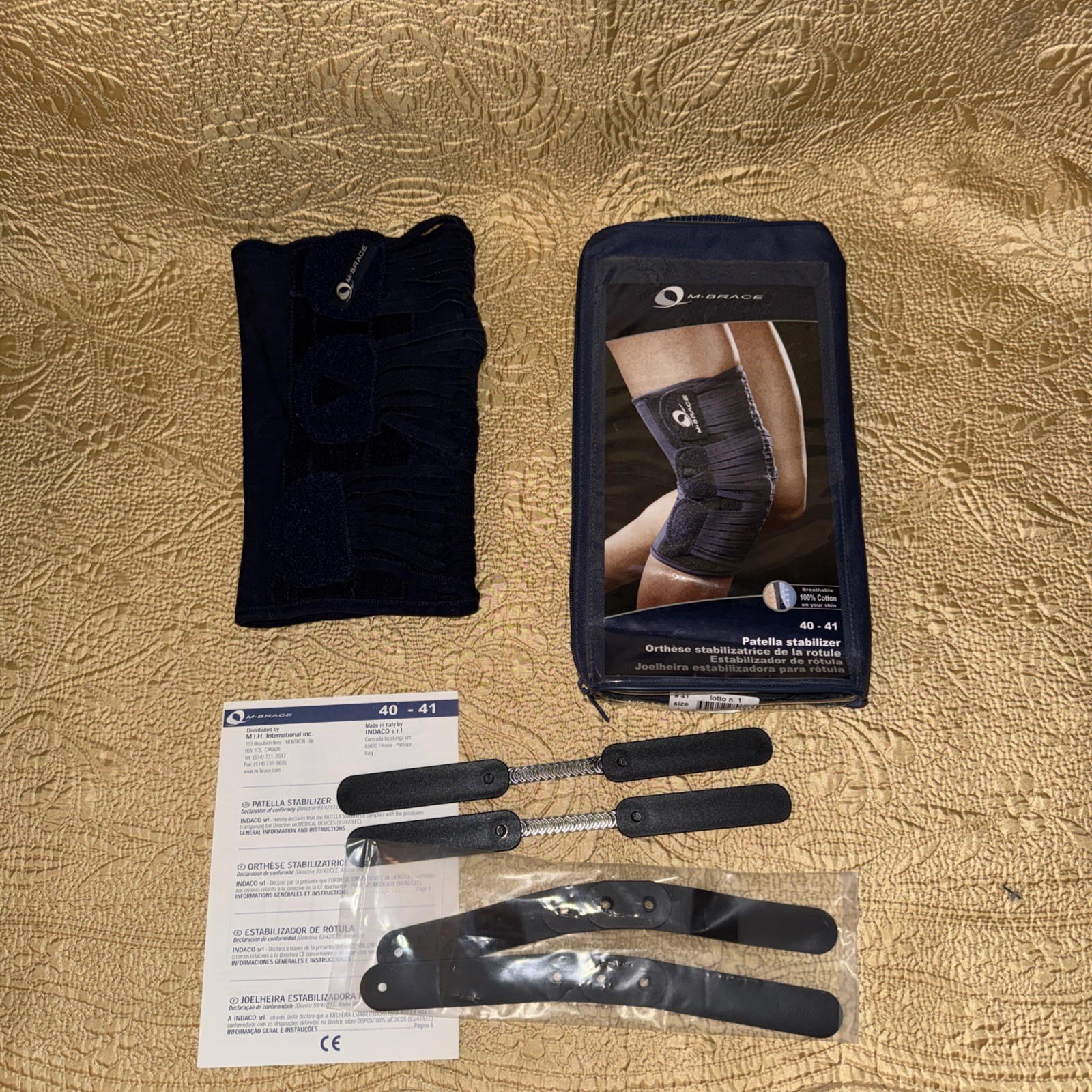 M-Brace #41 Patella Stabilizer Blue Size Large