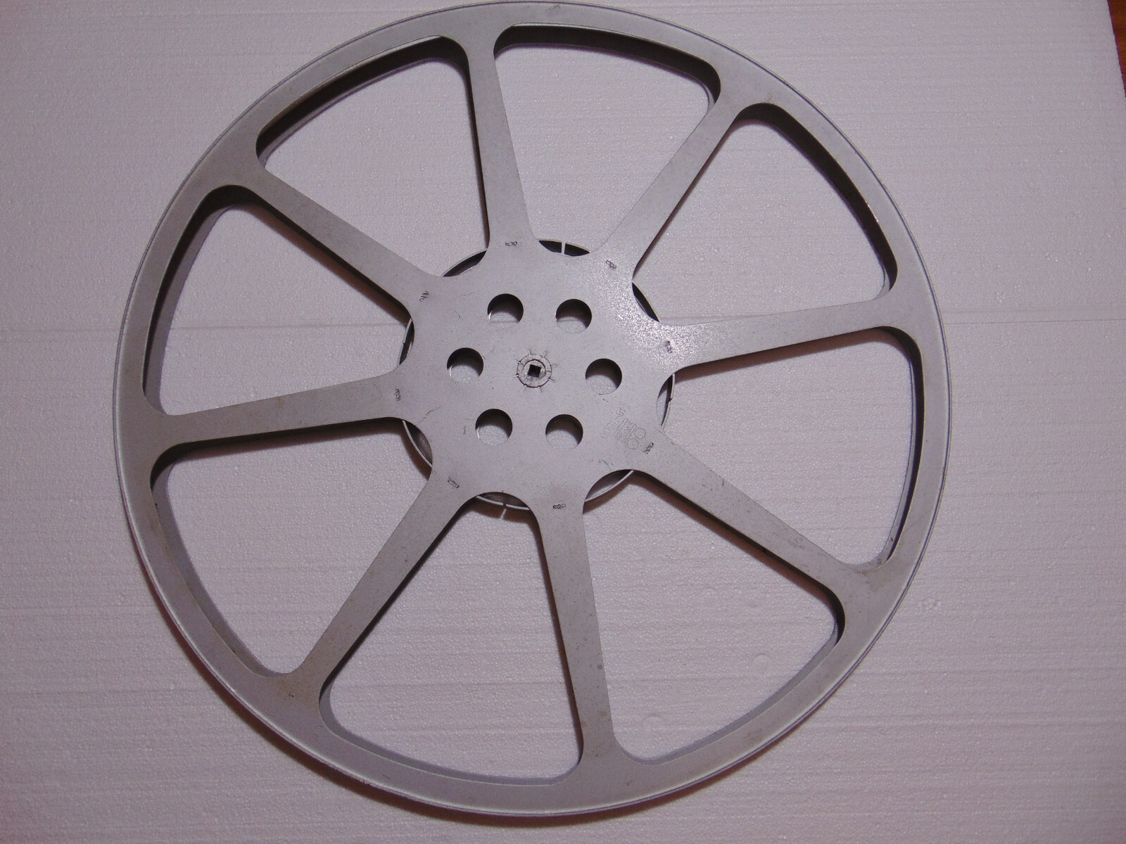 BIG Theatrical Empty 16mm Metal Film movie Reel 24" 5000' Movie Take Up 1400m