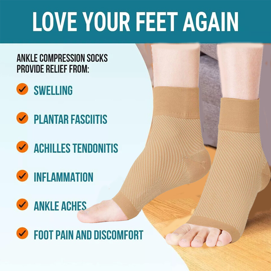 3PK Sooth Relieve Compression Socks For Men & Women Neuropathy Compression Socks