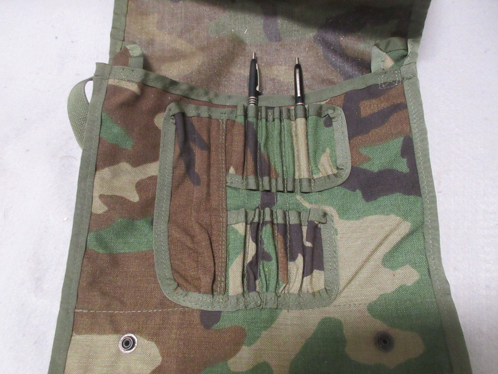 M80 Woodland Map Case, Codura Nylon USGI