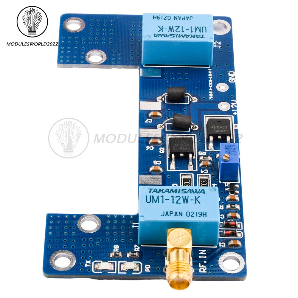 RF Power Amplifier Board Transceiver Circuit PCB Module for 1-5W Walkie-talkie
