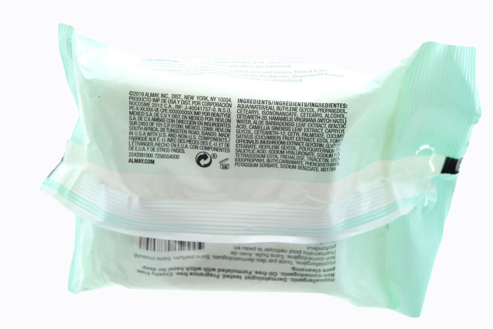 Makeup Remover Almay Clear Complexion Biodegradable Makeup Remover Towelettes 25