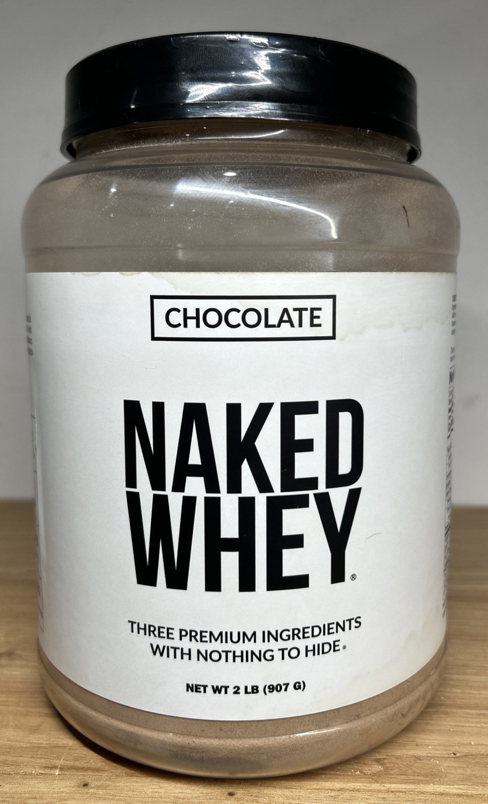 2LB Naked Whey - All Natural Grass Fed Whey Protein Powder, Organic Chocolate
